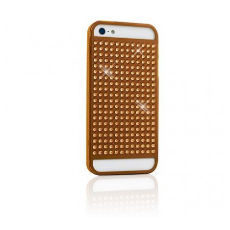 картинка Чехол White Diamonds Materialized Metal The Rock Gold for iPhone 5 (1210MMRCK3) от магазина КомпьютерЦентр
