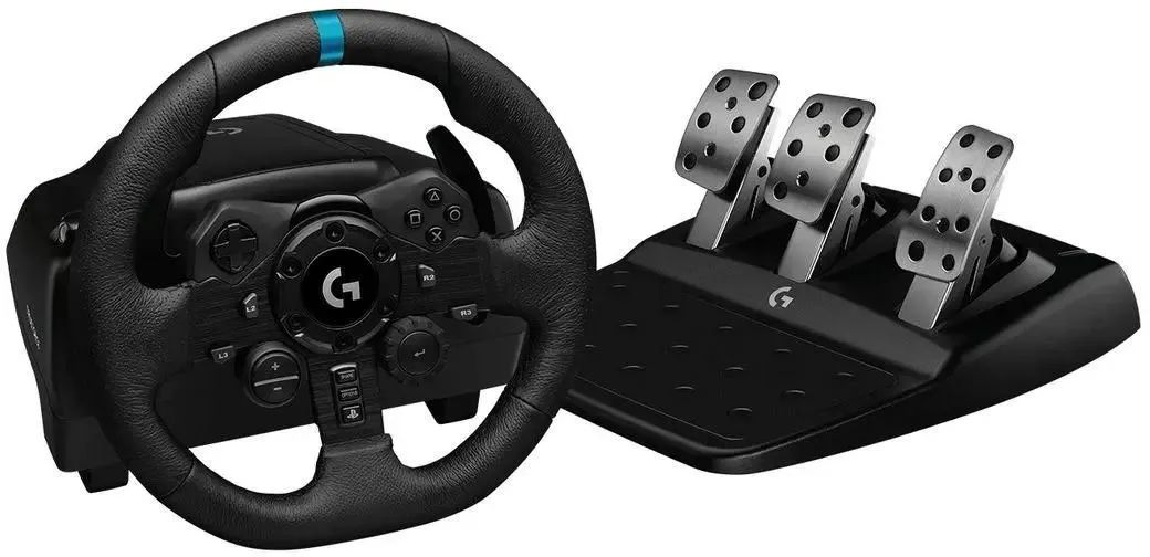 картинка Игровой руль + педали Logitech G923 TRUEFORCE (для PS5 /  PS4 /  PC) от магазина КомпьютерЦентр