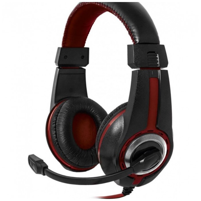 картинка Гарнитура Defender Warhead G-185 Black/ Red Gaming  (64106) от магазина КомпьютерЦентр