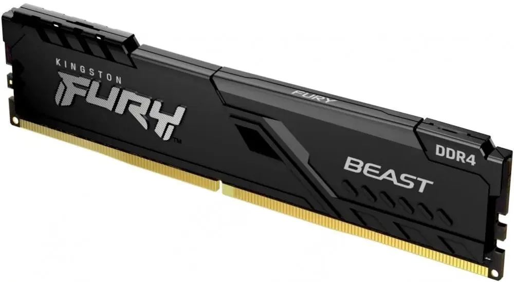 картинка DIMM DDR4 16Gb 3200MHz PC4-25600 Kingston Fury Beast CL16 (KF432C16BB1/ 16) от магазина КомпьютерЦентр