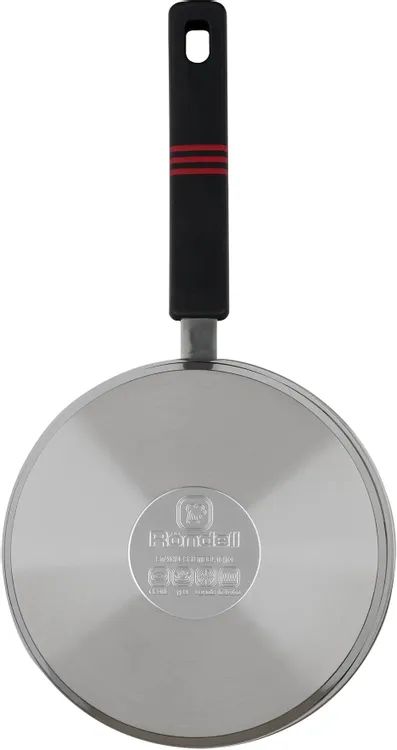 картинка Ковш Rondell Stripes RDS-1635 2л. d=18см (с крышкой) стальной от магазина КомпьютерЦентр