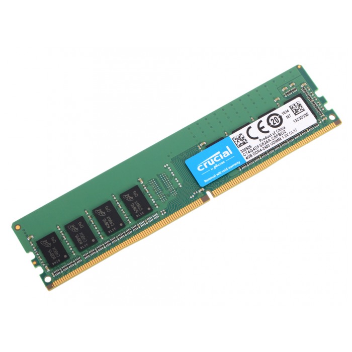 картинка Оперативная память Crucial DIMM DDR4 4Gb 2400MHz PC4-19200 (CT4G4DFS824A) от магазина КомпьютерЦентр