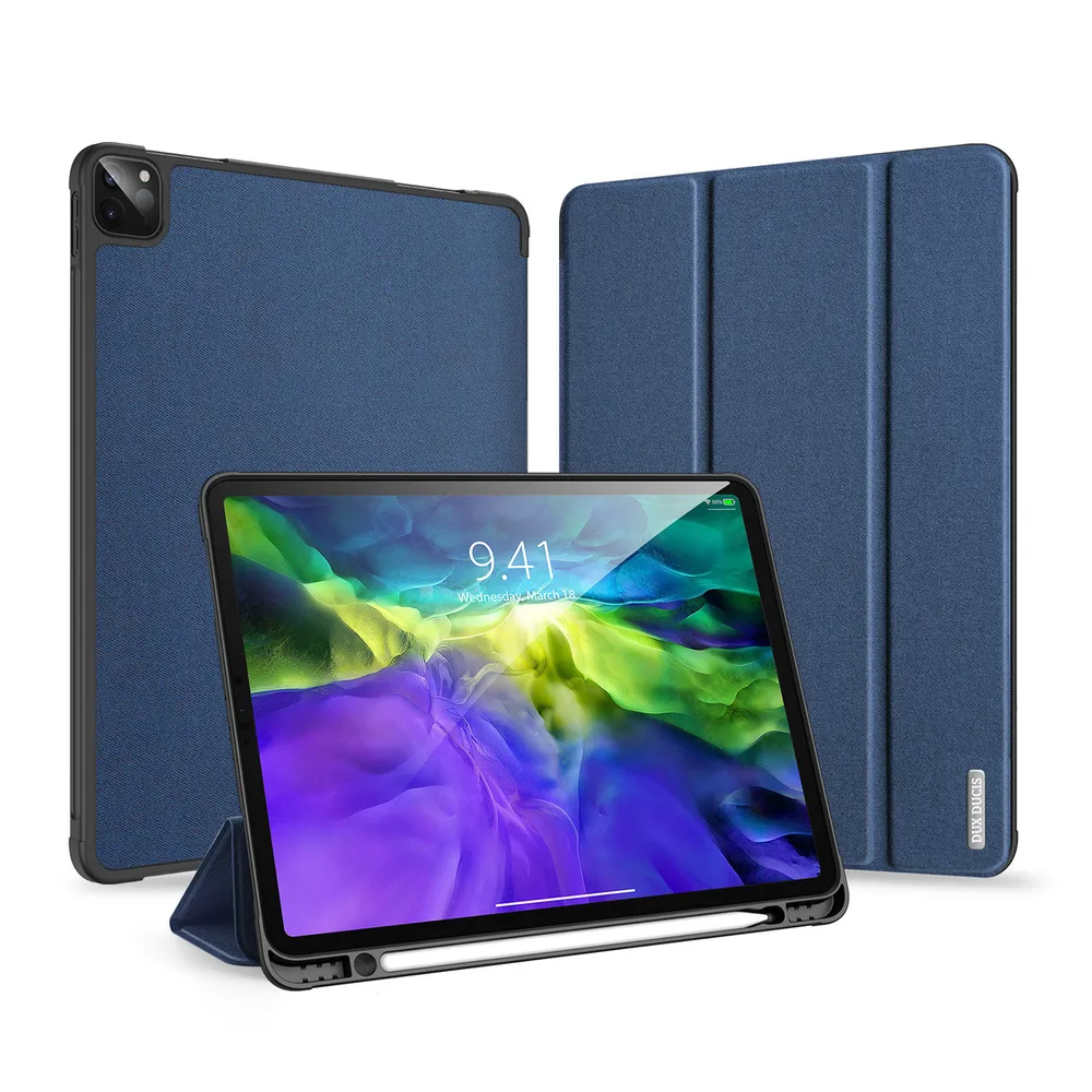 картинка Чехол книжка для iPad Pro 11 (2020 - 2021) Dux Ducis Domo series, синий от магазина КомпьютерЦентр