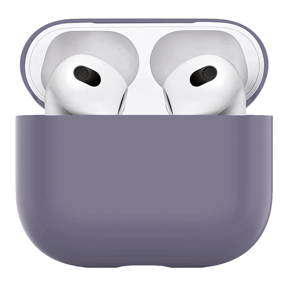 картинка Чехол для AirPods 3 Silicone Case Lavender gray от магазина КомпьютерЦентр