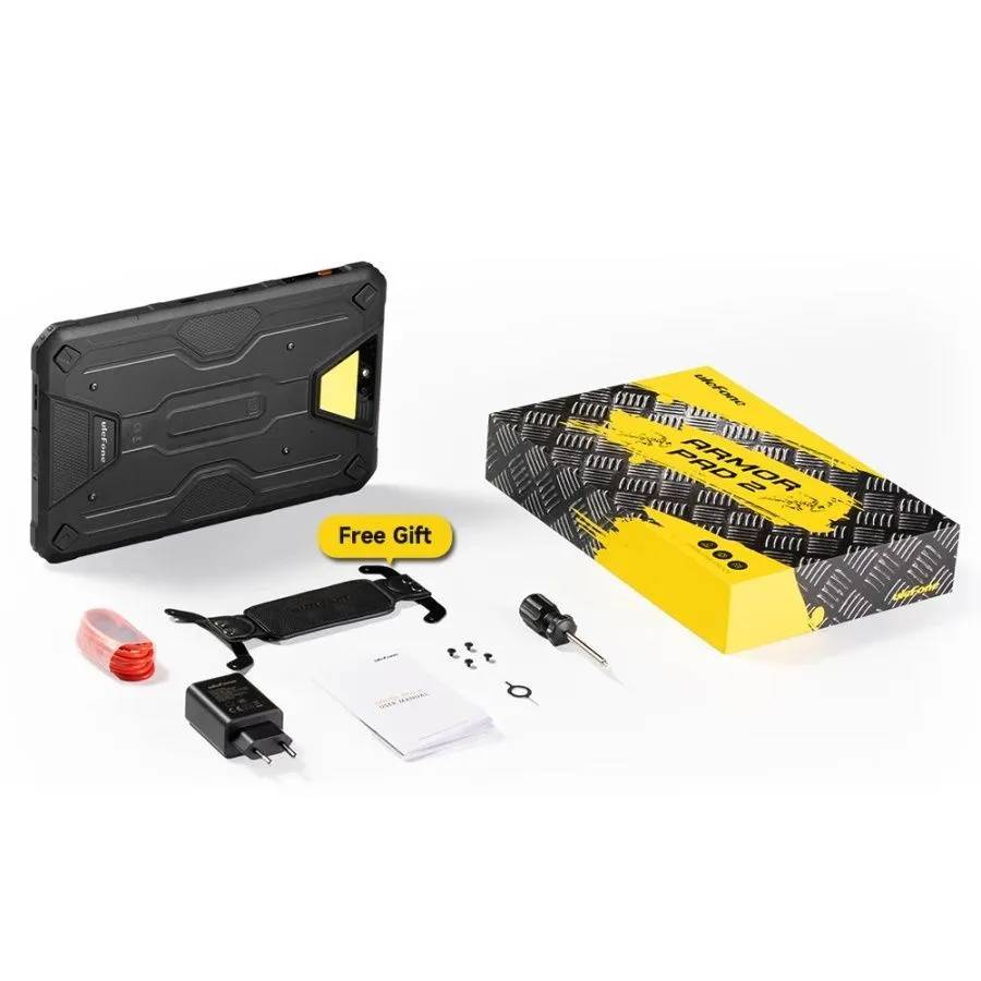 картинка Планшетный ПК Ulefone Armor Pad 2 Yellow 11'' IPS (2000x1200)/  Helio G99 8C/  8Gb/  256GB/  48 Mp/  16 Mp/  Wi-Fi/  Bt/  LTE/  Android 13/  IP68/  18600mAh от магазина КомпьютерЦентр