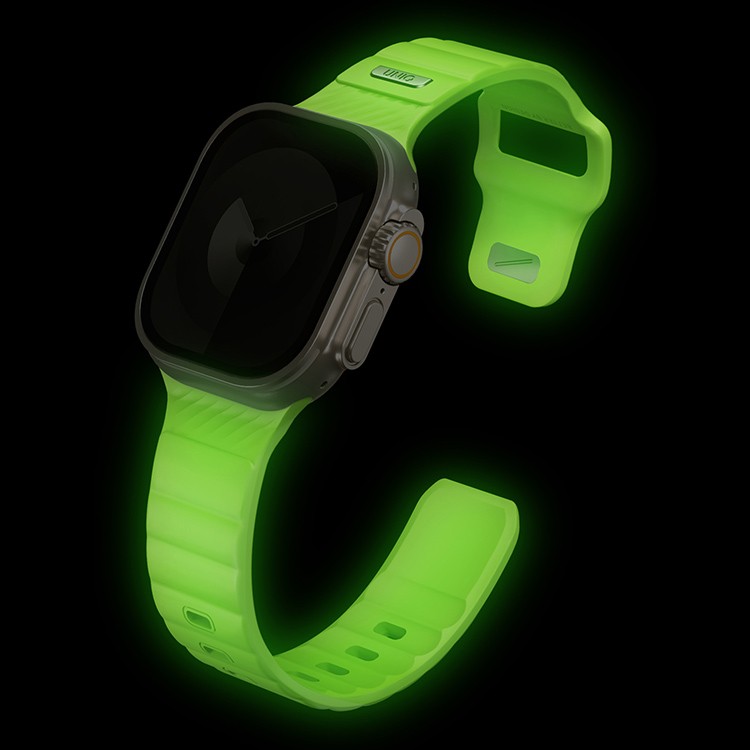 картинка Ремень каучуковый Uniq STRIDE FKM RUBBER для Apple Watch 49/ 46/ 45/ 44/ 42 LUME (49MM-STRSELUME) от магазина КомпьютерЦентр