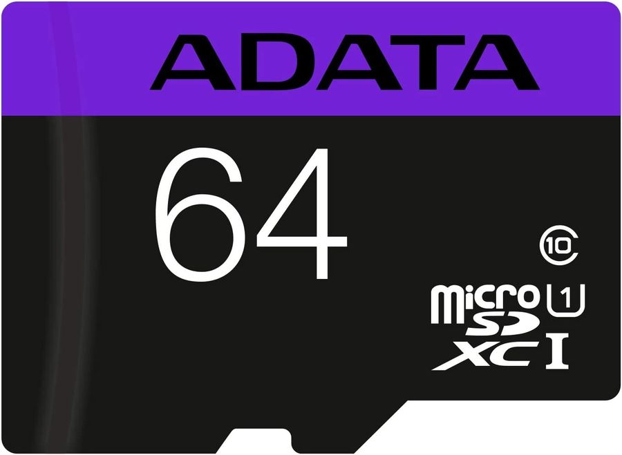 картинка Карта памяти 64Gb microSDXC A-Data, Class 10 + adapter (AUSDX64GUICL10-RA1) от магазина КомпьютерЦентр