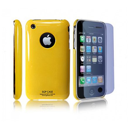 картинка Чехол SGP Ultra Thin High Gloss Reventon Yellow for iPhone 3G/ 3GS (SGP06213) от магазина КомпьютерЦентр