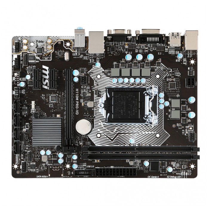 картинка Материнская плата MSI H110M PRO-VD (H110M PRO-VD) от магазина КомпьютерЦентр