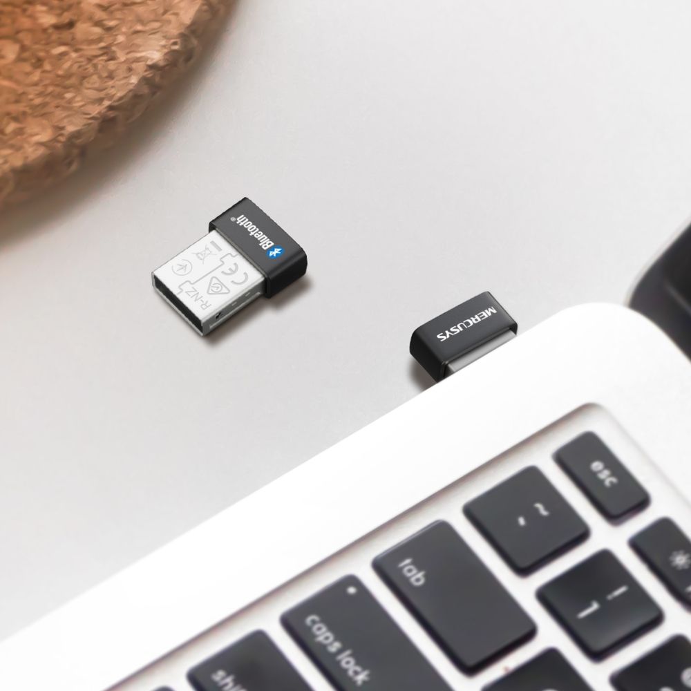 картинка Bluetooth адаптер Mercusys MA530 Nano v5.3 USB Black от магазина КомпьютерЦентр