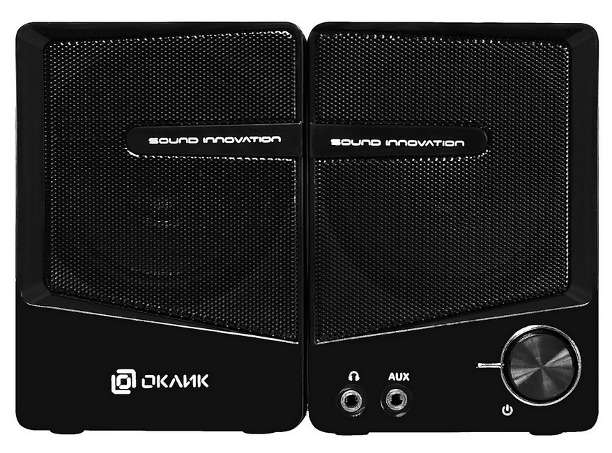 картинка Акустика Oklick OK-126 2.0 6Вт Black от магазина КомпьютерЦентр