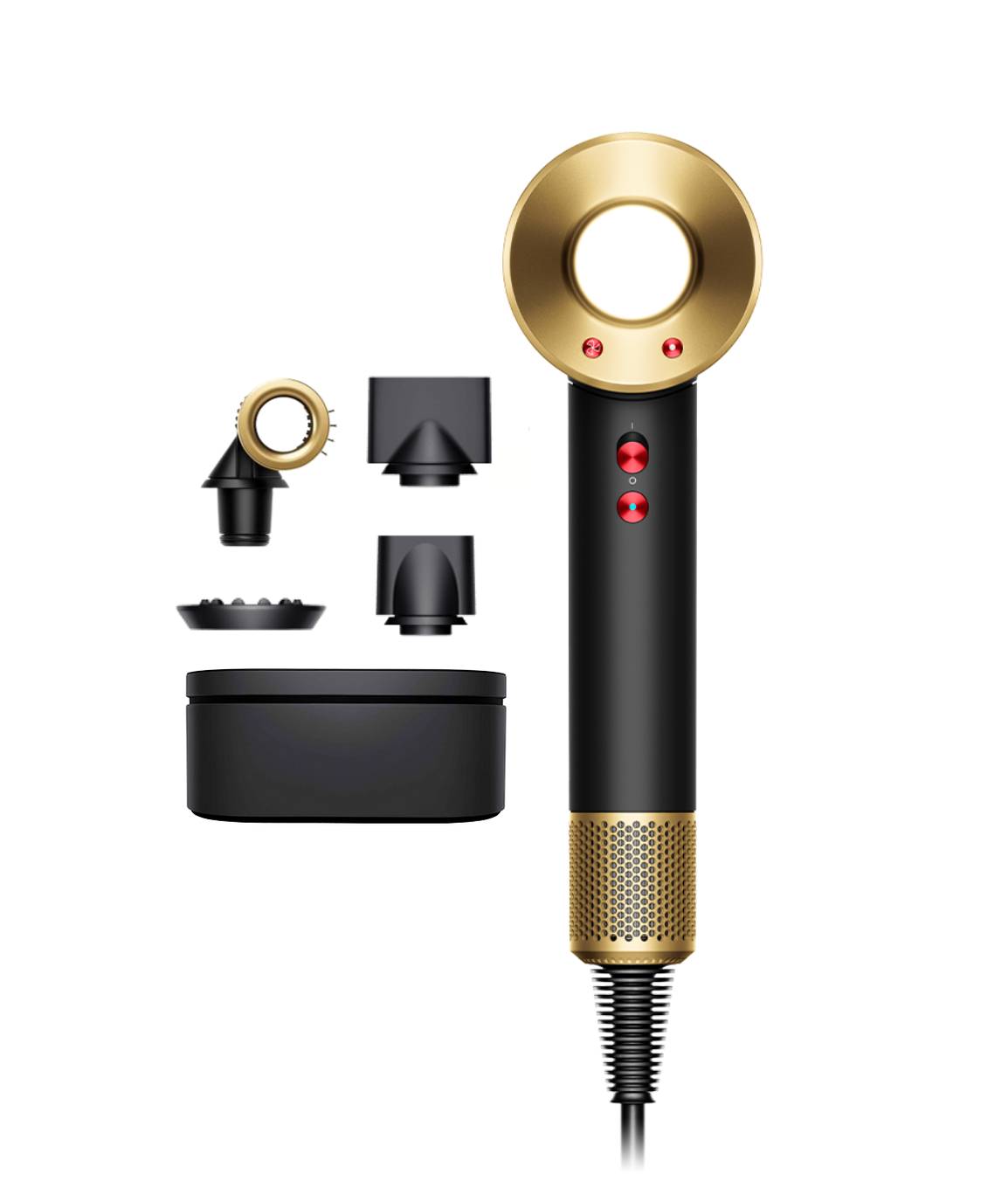 картинка Фен для волос Dyson Supersonic HD15 Gold/ Onyx от магазина КомпьютерЦентр