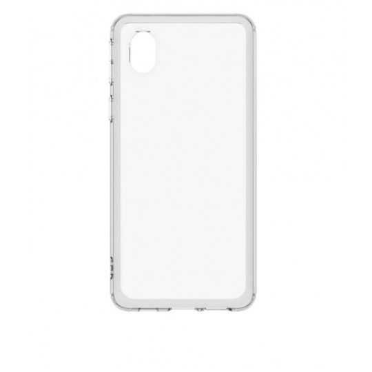 картинка Чехол Samsung для Samsung Galaxy A01 Core Soft Clear Cover прозрачный (EF-OA013TTEGRU) от магазина КомпьютерЦентр