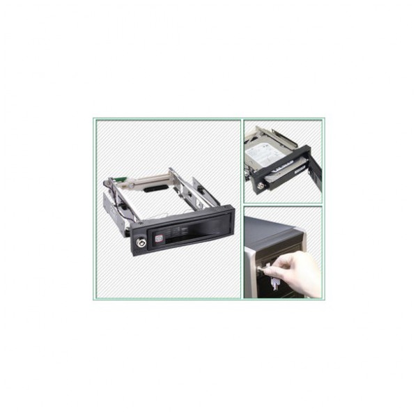 картинка Карман для HDD Welland 5.25″ ME-751 for HDD 3,5'' SATA Black (ME-751) от магазина КомпьютерЦентр