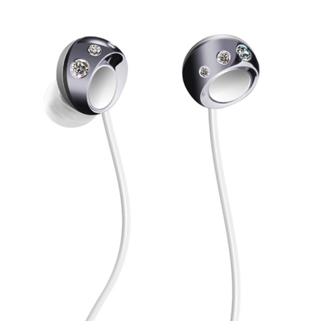 картинка Наушники Panasonic Swarovski ZrO2 Couture Stereo Earphone Noir Black (RP-HJF5PP-K) от магазина КомпьютерЦентр