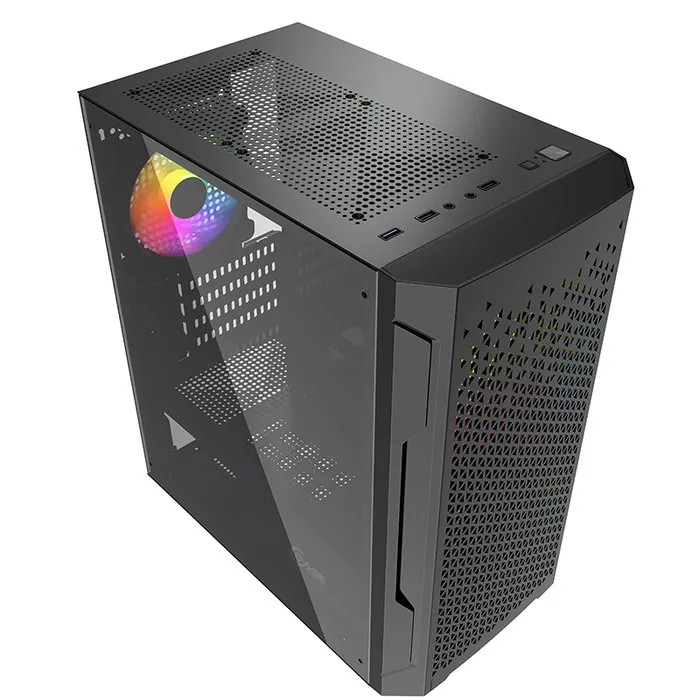 картинка Корпус Powercase Mistral Micro T3B чёрный (CMIMTB-L3) от магазина КомпьютерЦентр