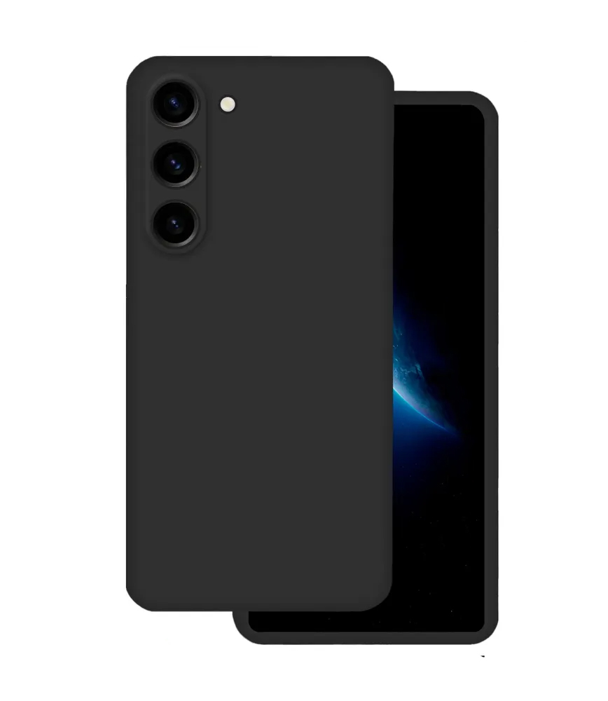 картинка Чехол-накладка AG Glass для Samsung Galaxy S23 Plus Black от магазина КомпьютерЦентр