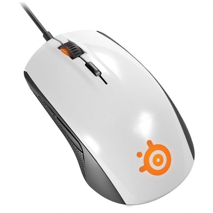 картинка Мышка SteelSeries Rival 100 White (62335) от магазина КомпьютерЦентр