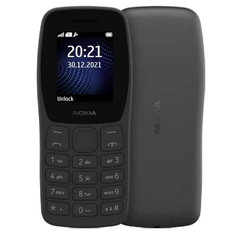 картинка Телефон мобильный Nokia 105 DS TA-1459 темно-серый моноблок 1.77'' 120x160 Series 30+ GSM900/ 1800 Protect (1GF010IPA1C01) от магазина КомпьютерЦентр