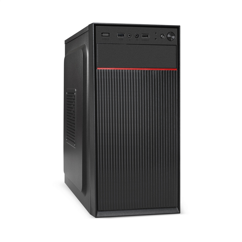 картинка Корпус Minitower ExeGate EX292347RUS BAA-113 без БП, черный от магазина КомпьютерЦентр
