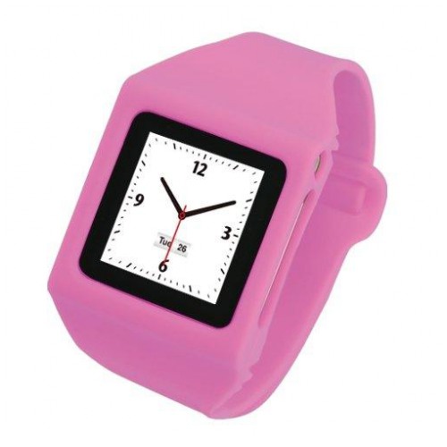 картинка Чехол Tunewear Wrist Watch Case Pink for iPod nano 6G (NN6-WW-03) от магазина КомпьютерЦентр