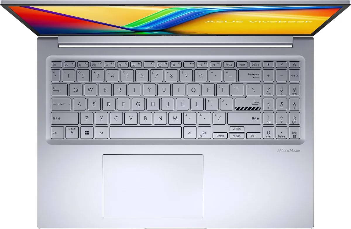 картинка Ноутбук ASUS Vivobook M3604YA-MB303 16'' IPS WUXGA /  Ryzen 5 7430U/  16Gb/  512Gb SSD/  AMD Radeon/  noOS/  Silver от магазина КомпьютерЦентр