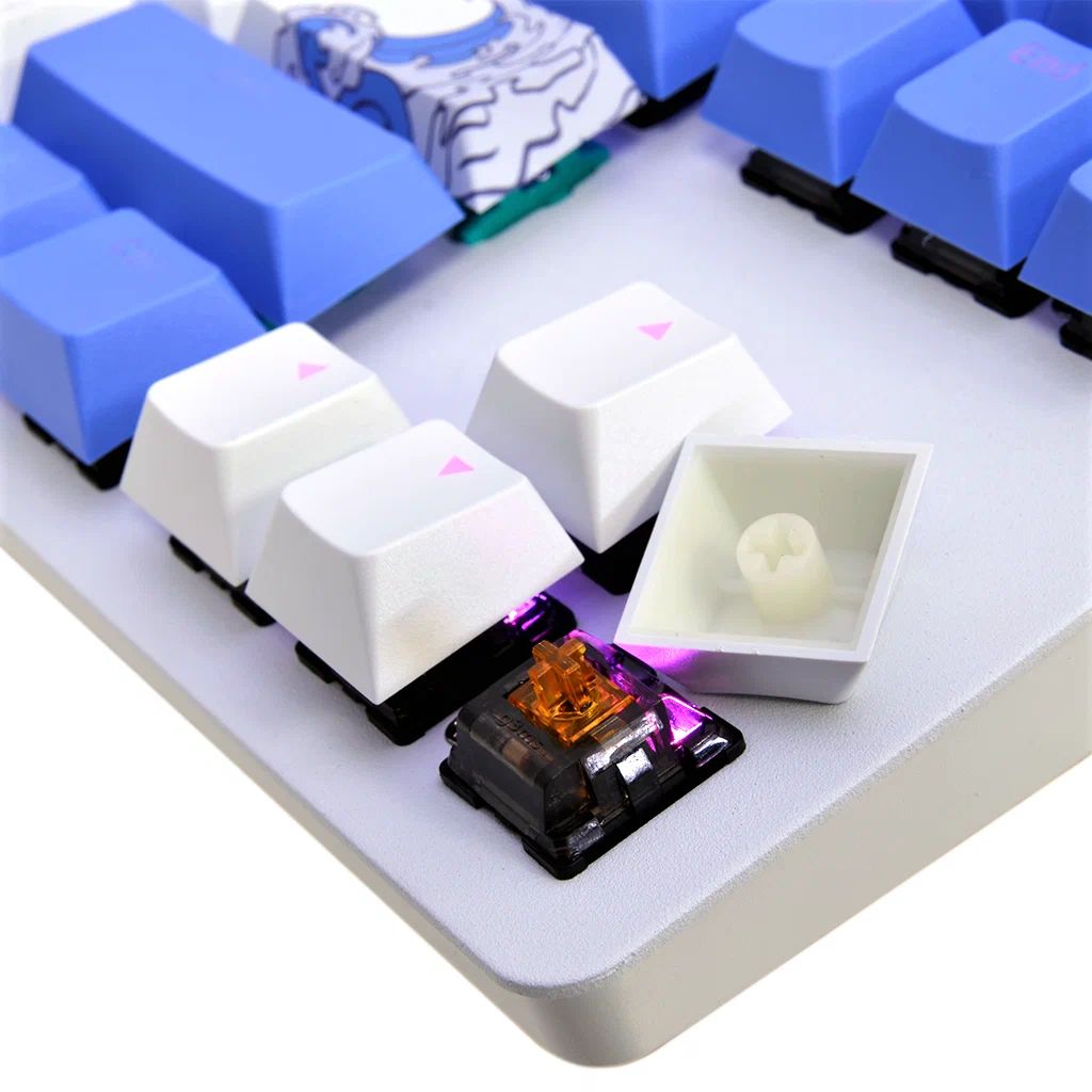 картинка Клавиатура игровая Red Square Keyrox TKL Aquarius g3ms Amber (RSQ-20036) White от магазина КомпьютерЦентр
