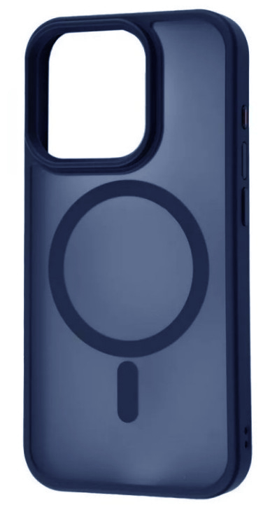 картинка iPhone 15 Pro Max Чехол Ultimate MagSafe plastic Matt Blue от магазина КомпьютерЦентр