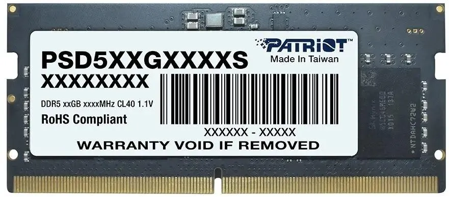картинка SO-DIMM DDR5 16Gb Patriot (PSD516G560081S) от магазина КомпьютерЦентр