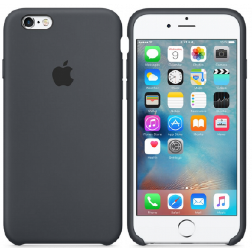 картинка Чехол Apple Silicone Case for iPhone 5/ 5S/ 5SE Charcoal Gray (Copy) от магазина КомпьютерЦентр