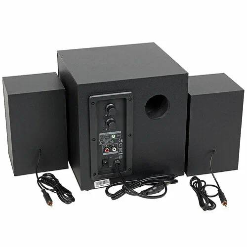 картинка Акустика Microlab M-110 2.1, Black от магазина КомпьютерЦентр