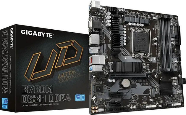картинка Материнская плата Gigabyte B760M DS3H DDR4 от магазина КомпьютерЦентр
