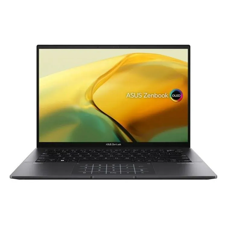 картинка Ноутбук ASUS Zenbook (UM3402YA-KP602) 14'' (2560x1600) IPS/  Ryzen 7 7730U/ 16Gb/  1Tb/  AMD Radeon/  Bt 5.3/  WI-FI 6E/  DOS от магазина КомпьютерЦентр