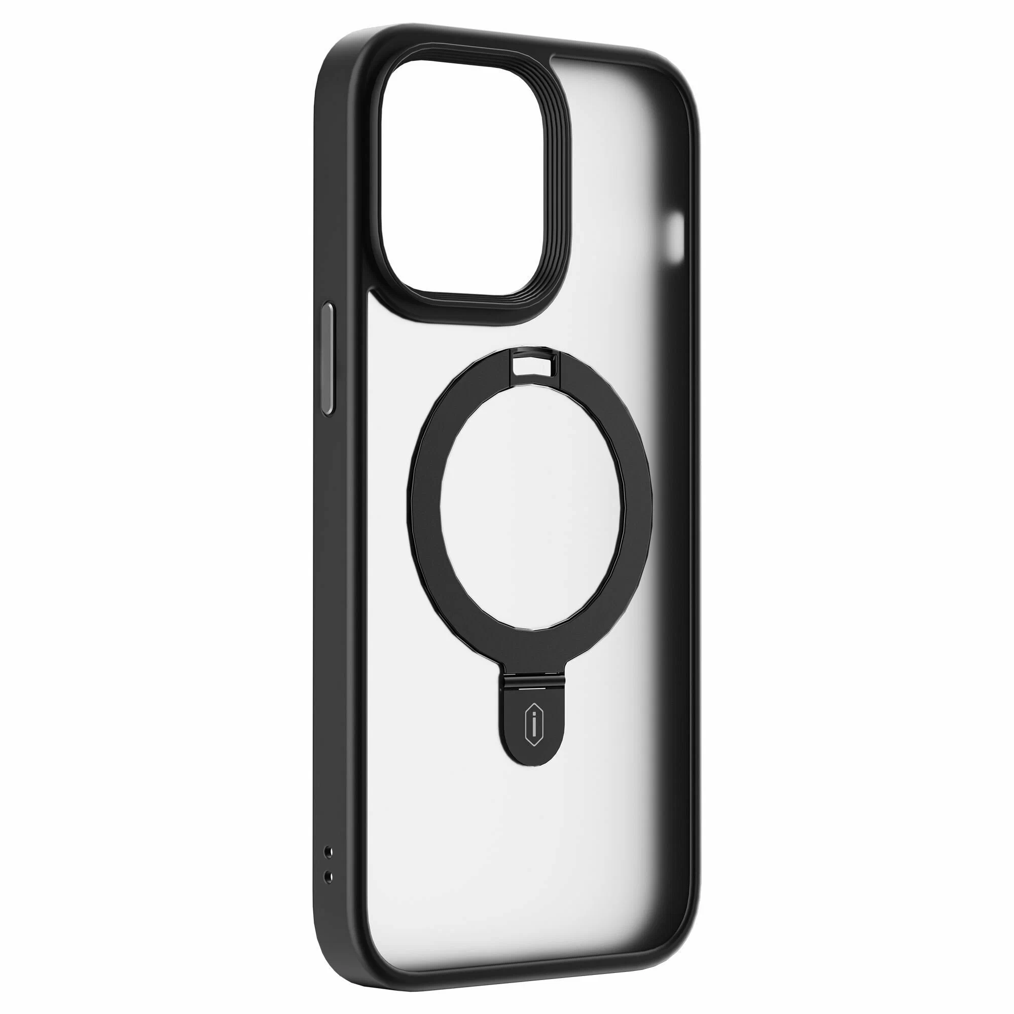 картинка Чехол WiWU Magnetic Stand для iPhone 15 Pro Max ZMM-010 Black от магазина КомпьютерЦентр