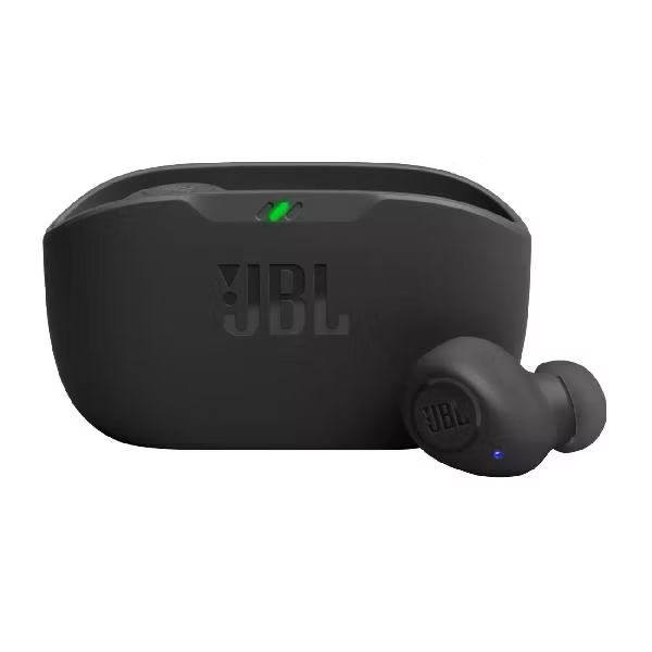 картинка Bluetooth гарнитура JBL Wave Buds черный беспроводные (JBLWBUDSBLK) от магазина КомпьютерЦентр