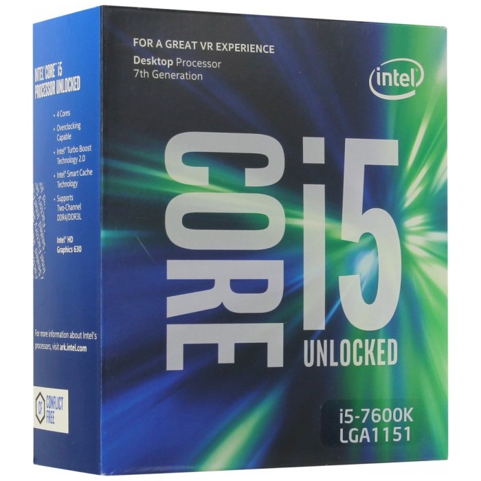 картинка Процессор Intel Core i5-7600K S1151 GHz, Box (BX80677I57600K) от магазина КомпьютерЦентр