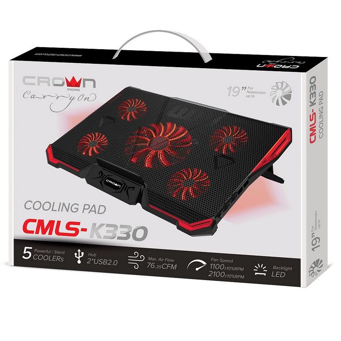 картинка Система охлаждения Crown CMLS-k330 Red от магазина КомпьютерЦентр