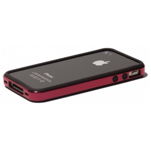 картинка Чехол Verus Crutial Mix Twin Black/ Wine for iPhone 4S от магазина КомпьютерЦентр