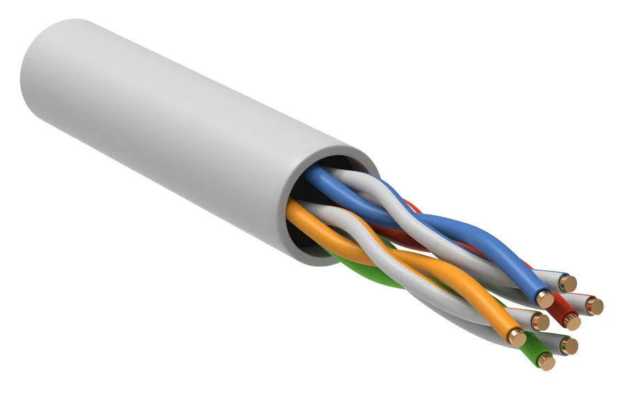 картинка Кабель UTP ITK Generica внутр. (BC1-C5E04-128-305-G) Cat5E 4X2X24AWG LSZH (305м) White от магазина КомпьютерЦентр