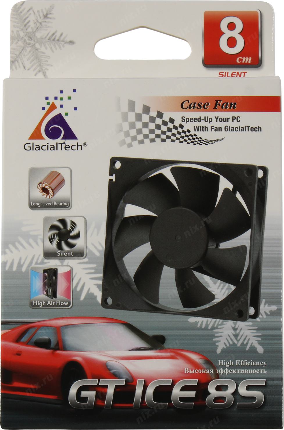 картинка Вентилятор Glacialtech GT ICE 8S Silent CF-8025SHD0AC0001 от магазина КомпьютерЦентр
