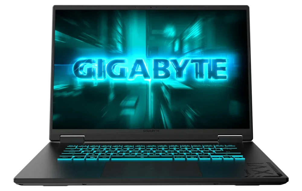 картинка Ноутбук Gigabyte GAMING A16 GA63H (3WHK3KZ894SD) 16'' (1920x1200) IPS 165Hz 300 кд/ м2/  Ryzen 7 260 (8/ 16) / 16Gb / SSD 1Tb / RTX5070 8Gb /  76 Втч / DOS / 2.2 кг от магазина КомпьютерЦентр