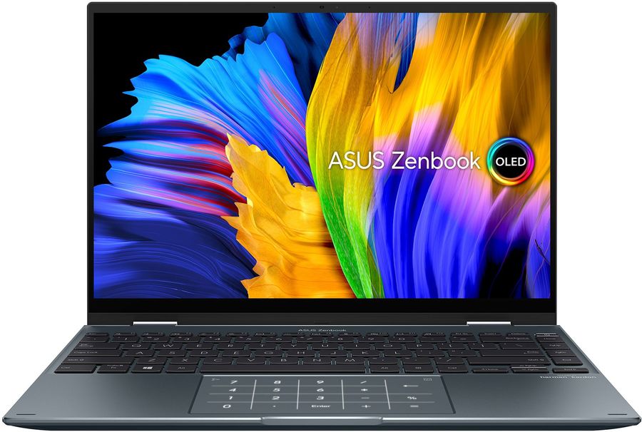 картинка Ноутбук-трансформер ASUS Zenbook 14 Flip OLED UP5401EA-KN119W Gray (90NB0V41-M006P0) от магазина КомпьютерЦентр