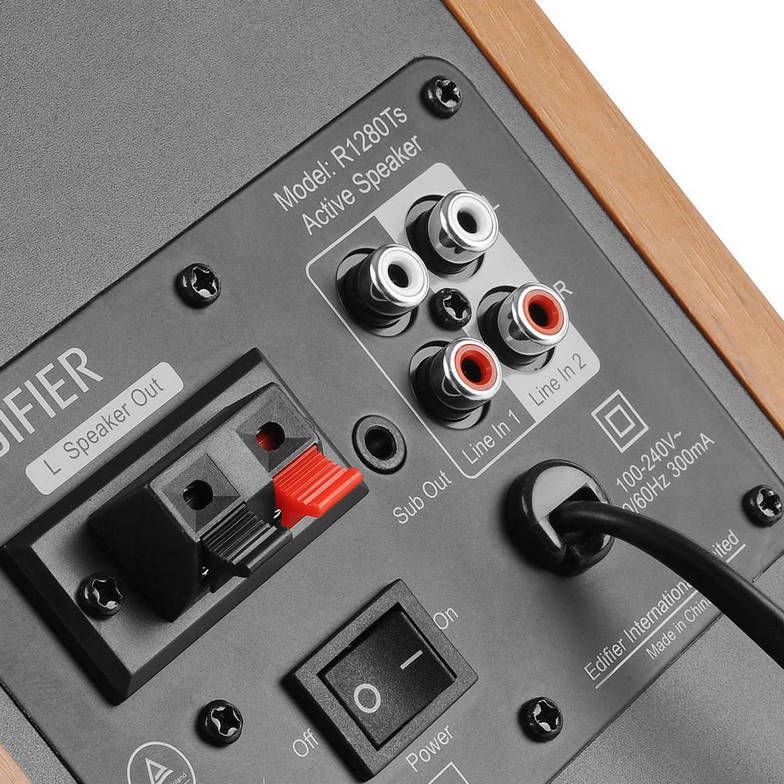 картинка Акустика 2.0 Edifier R1280Ts Светлое дерево/ Черный 42Вт от магазина КомпьютерЦентр