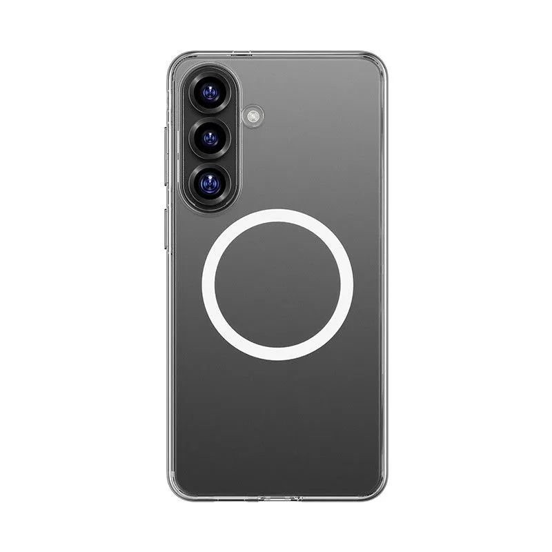 картинка Чехол силиконовый Benks Crystal Case (MagSafe) для Galaxy S26, цвет прозрачный (Transparent) от магазина КомпьютерЦентр