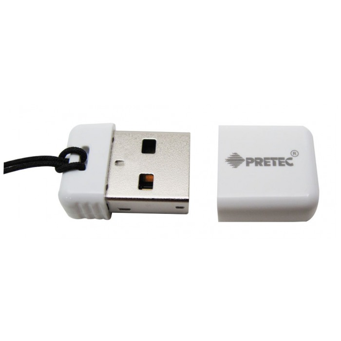 картинка Флешка USB Pretec i-Disk Poco 8Gb White (POCO8G-W) от магазина КомпьютерЦентр