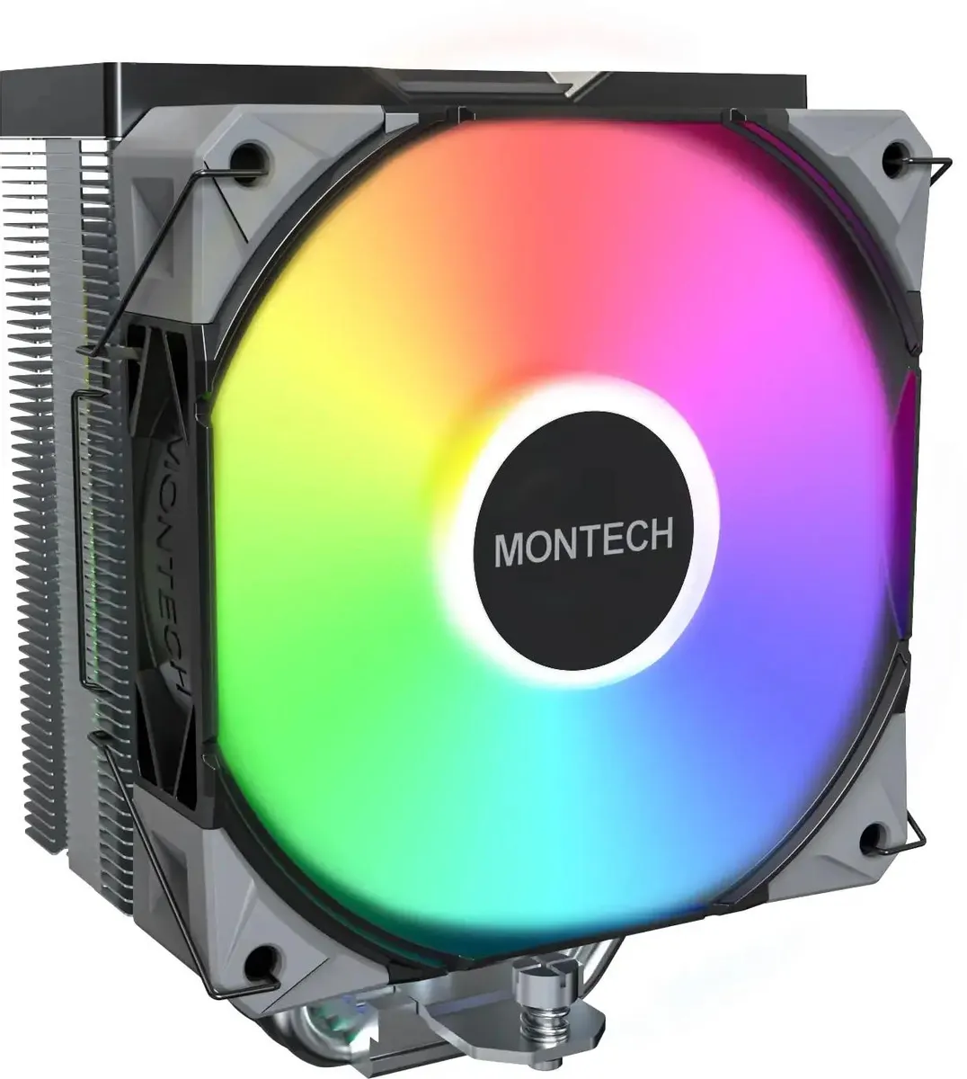 картинка Вентилятор CPU Montech NX400 ARGB Soc-AM5/ AM4/ 1200/ 1700/ 1851 черный 4-pin 34.17dB Al+C (NX400ARGBBK) от магазина КомпьютерЦентр