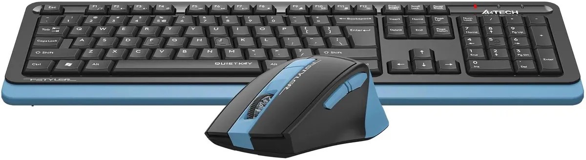 картинка Комплект A4tech Fstyler FGS1035Q; Wireless Multimedia Black/ Blue (FGS1035Q NAVY BLUE) от магазина КомпьютерЦентр