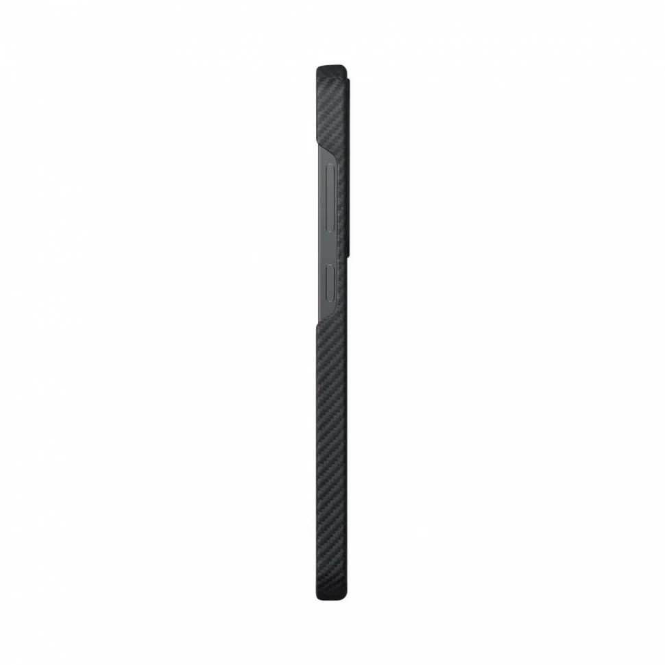картинка Чехол Pitaka MagEZ Case 4 для Samsung S24, черный/ серый (Black/ Grey Twill) от магазина КомпьютерЦентр