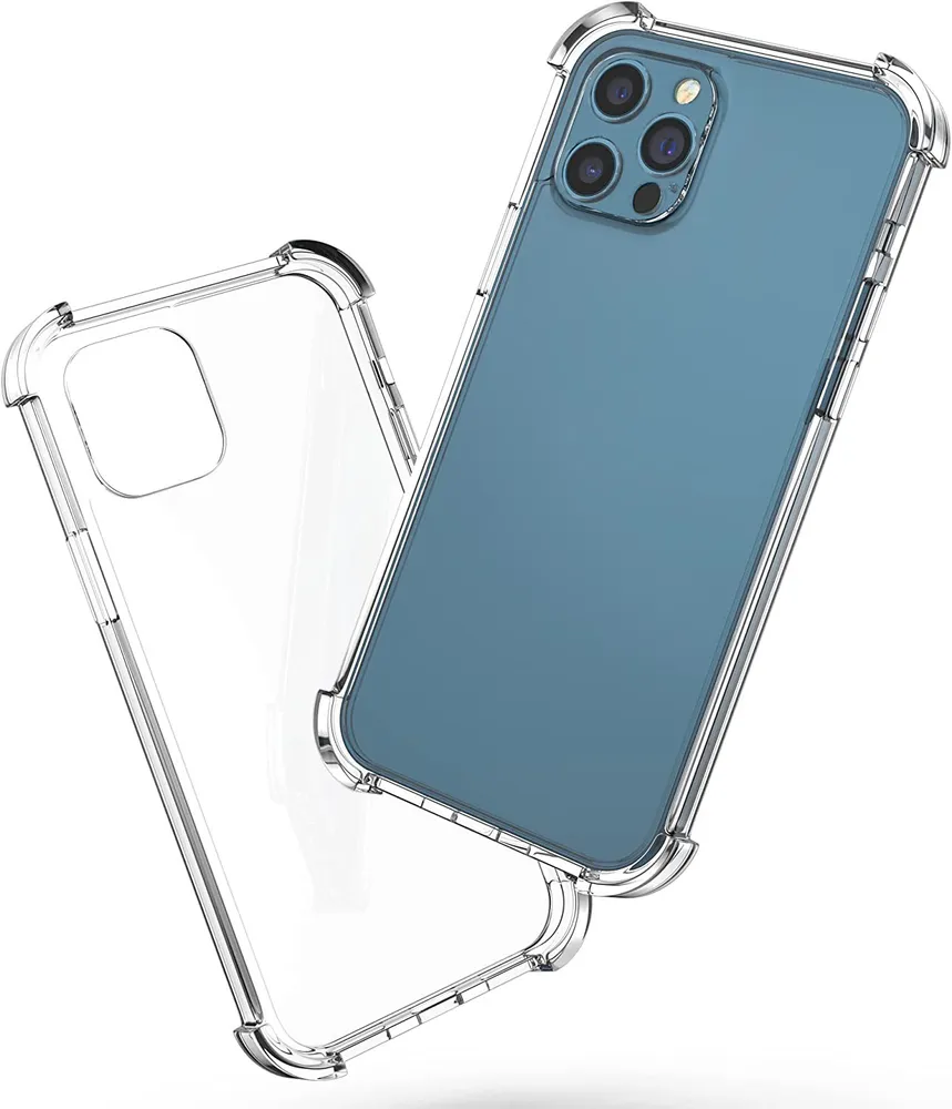 картинка Силиконовый прозрачный чехол Armor для Apple iPhone 12 /  12 Pro от магазина КомпьютерЦентр