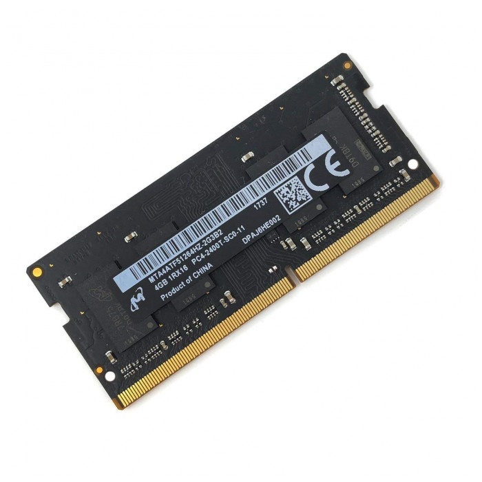 картинка Оперативная память Micron SO-DIMM DDR4 4Gb 2400MHz PC3-19200 CL17 (MTA4ATF51264HZ-2G3E2) от магазина КомпьютерЦентр